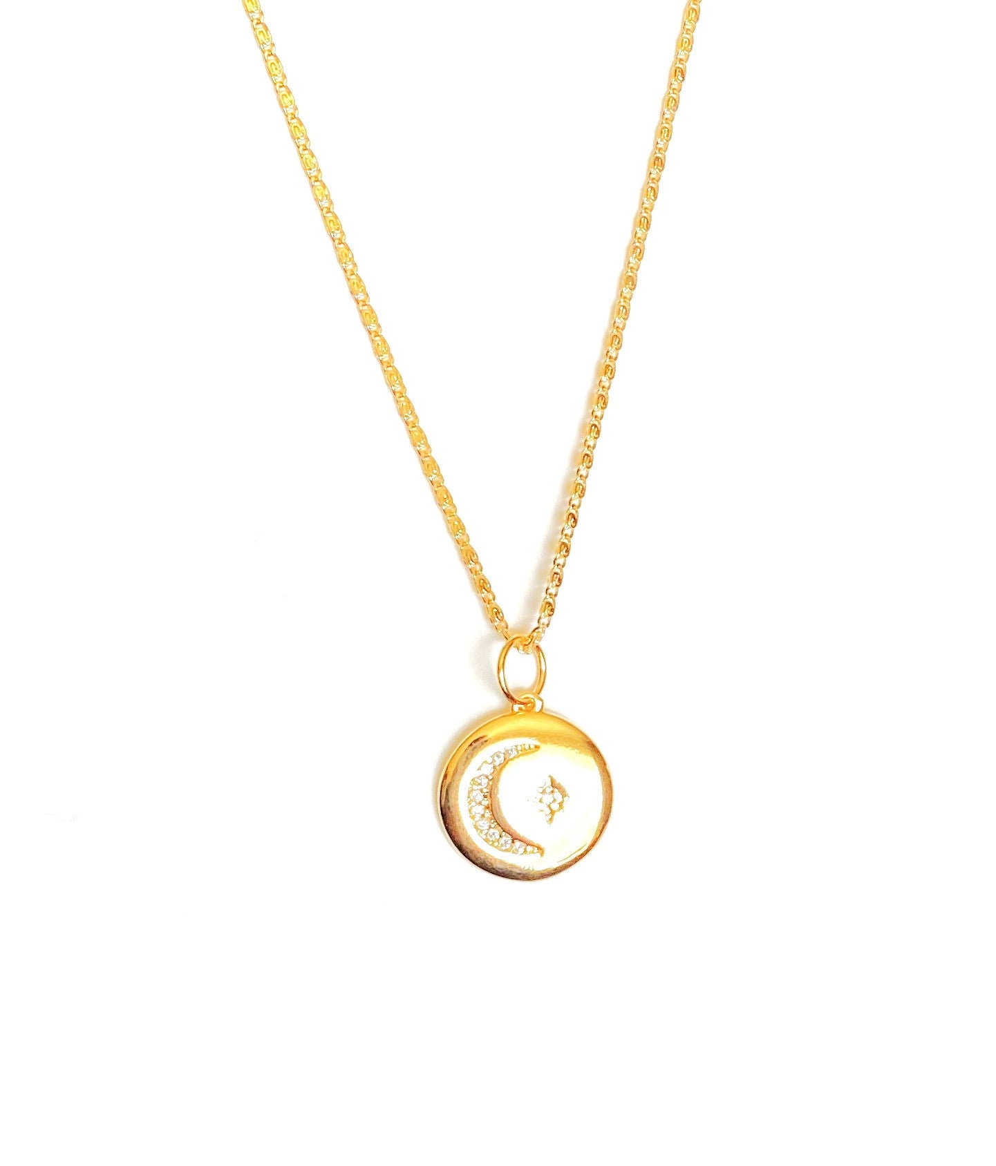 Crescent moon necklace
