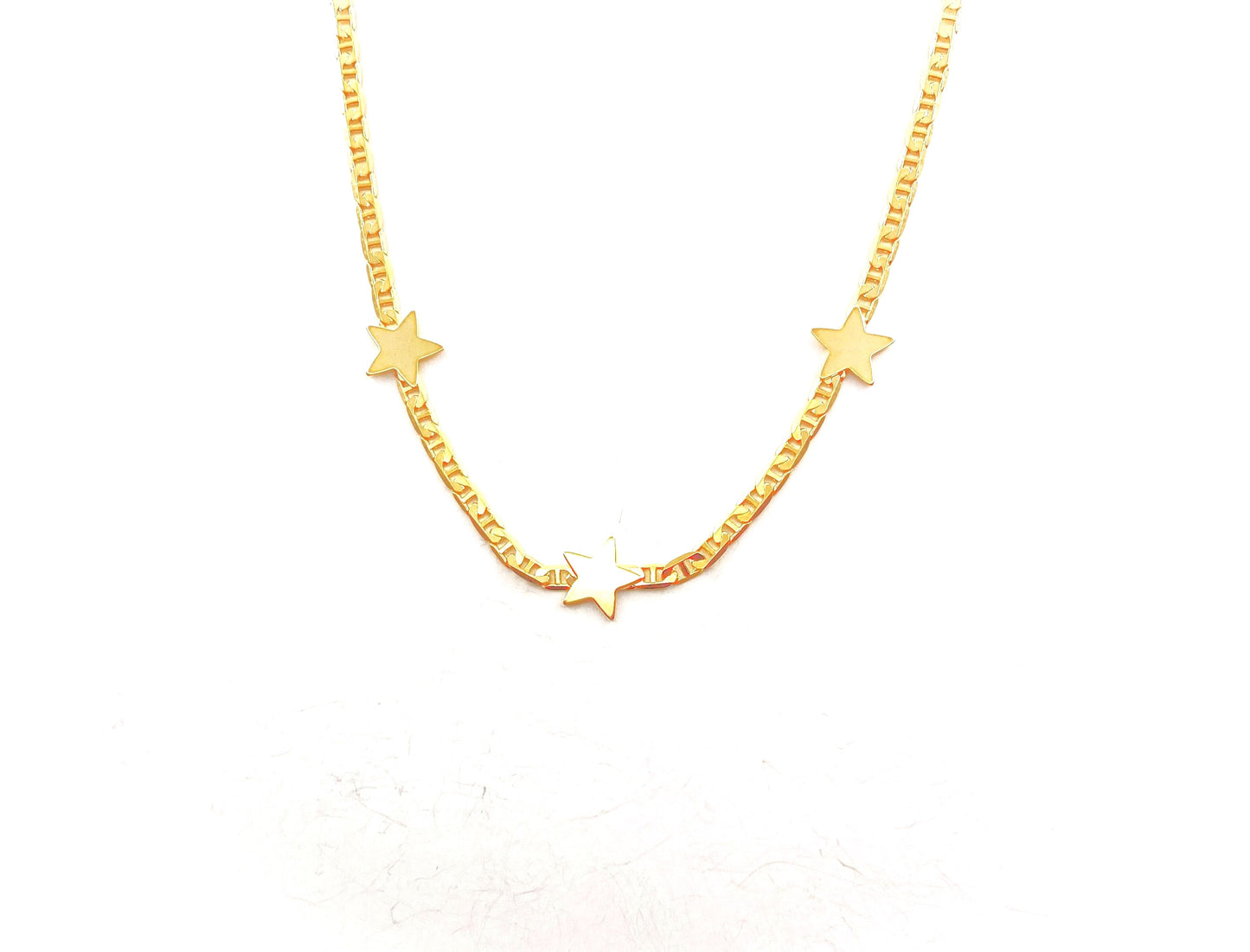 Mariner and stars necklace