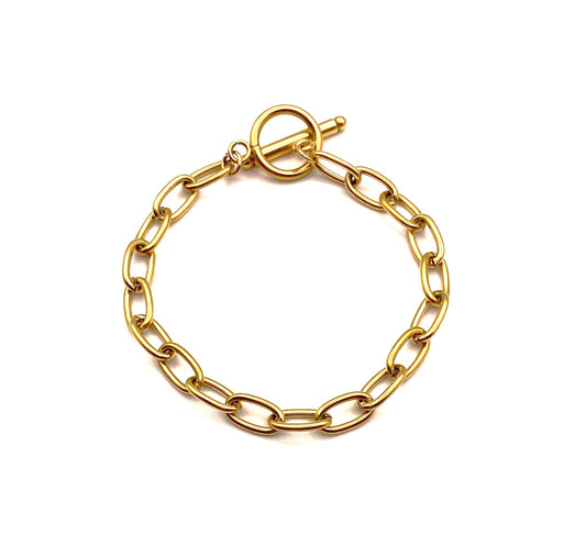 Paper clip bracelet