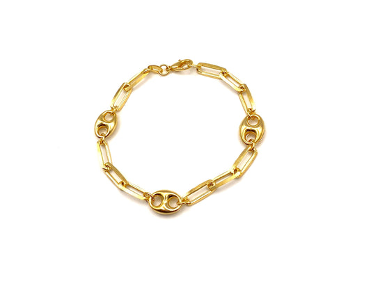 Paperclip mariner bracelet