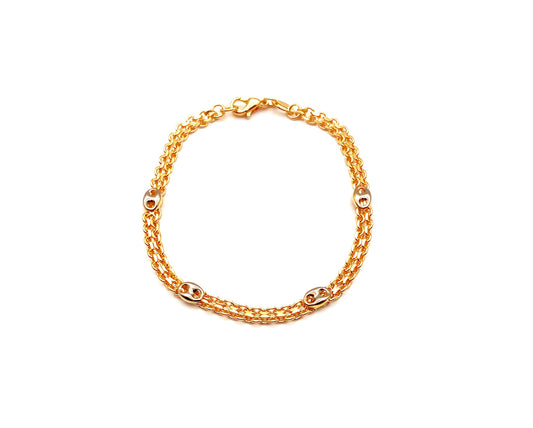 Flat mariner bracelet