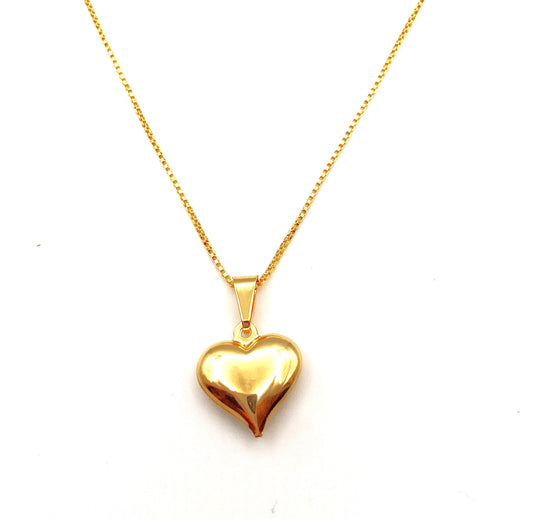 Puff Heart necklace