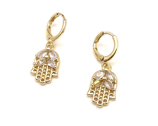 Hamsa earrings
