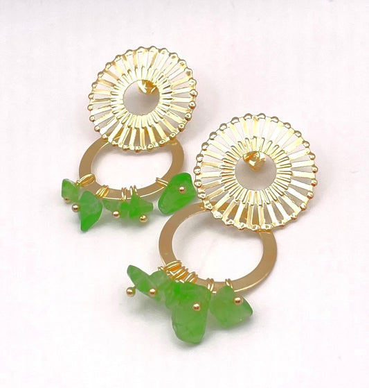 Circle earrings