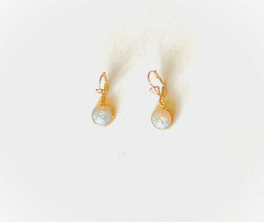 Opal earrings