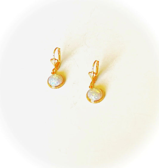 Opal earrings